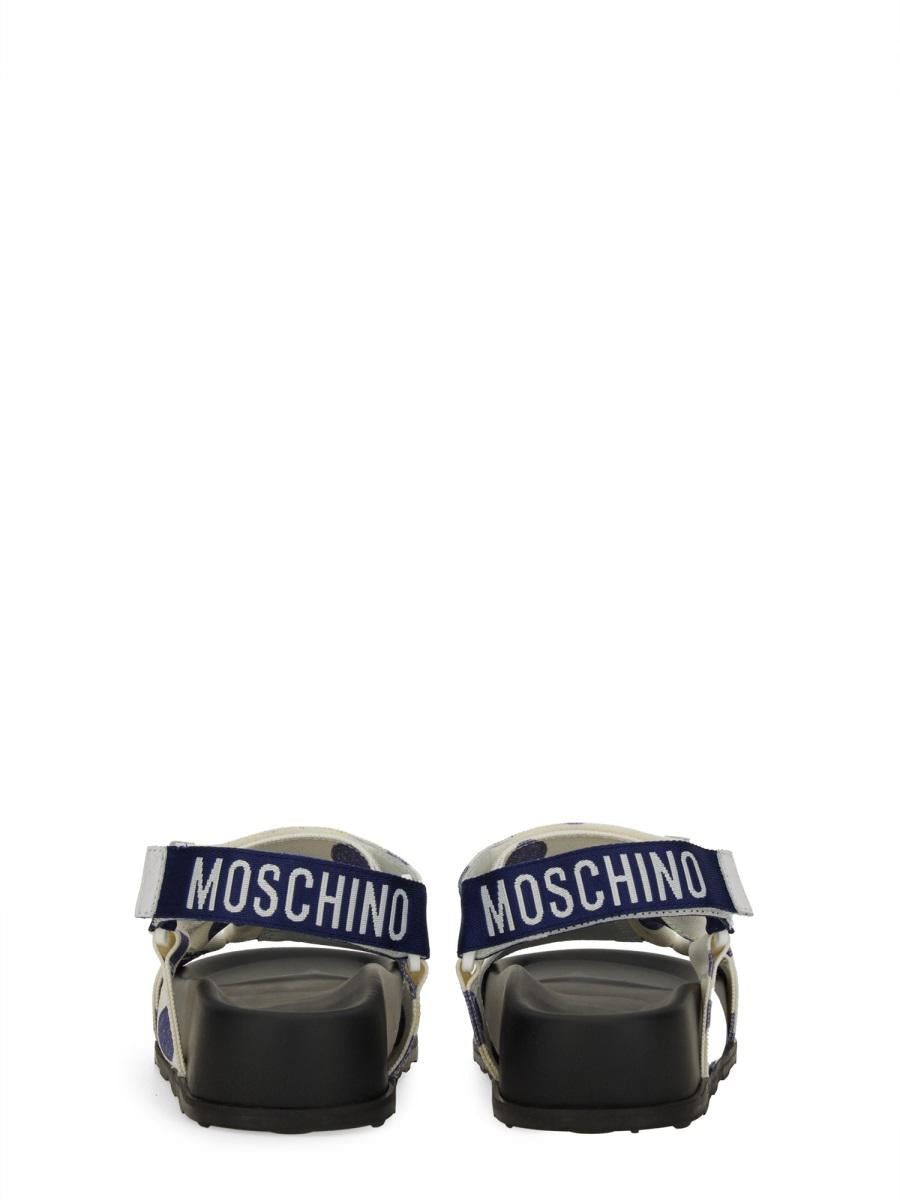 Moschino Sandal With Logo