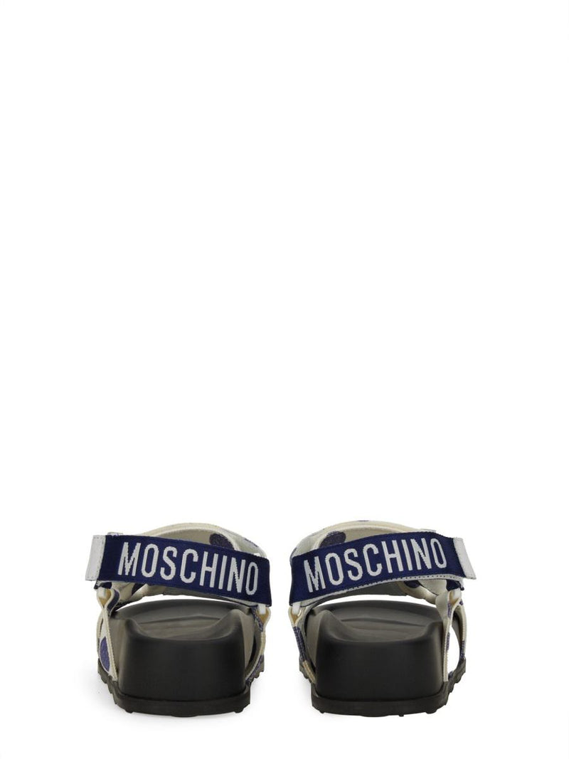 Moschino Sandal With Logo