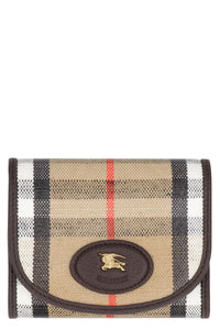Burberry Highlands Coated Canvas Wallet