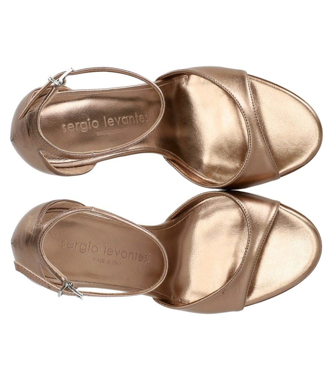 Sergio Levantesi Hope Copper Heeled Sandal