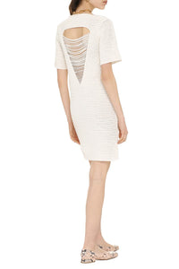 Bottega Veneta Lace-Effect Knitted Dress