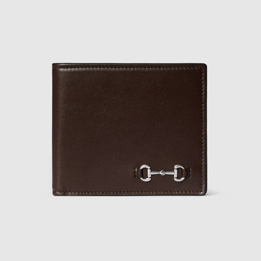 Gucci Leather Wallet With Horsebit