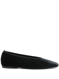 TOTEME Minimalist Velvet Ballerinas Shoes