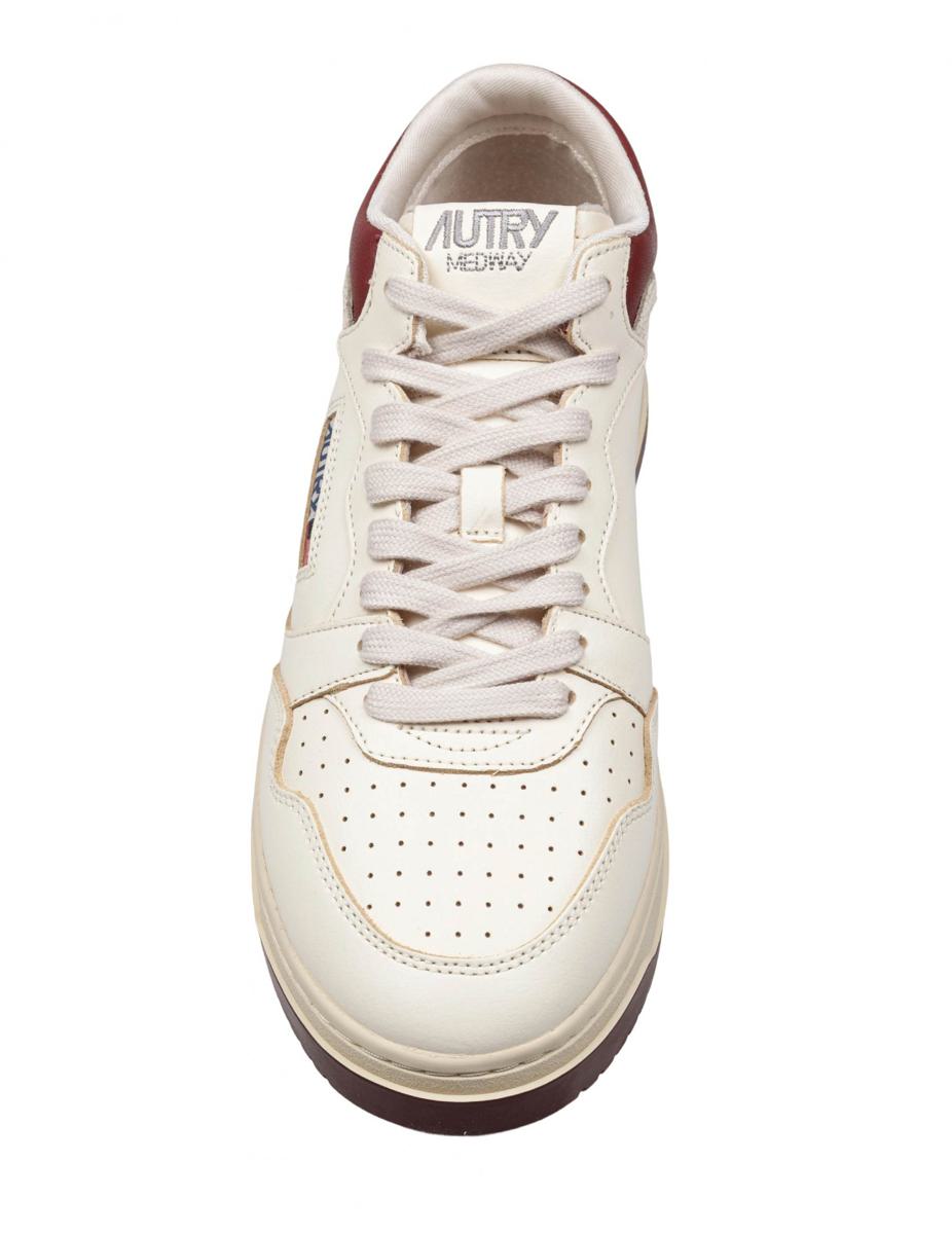 Autry White Leather Sneakers