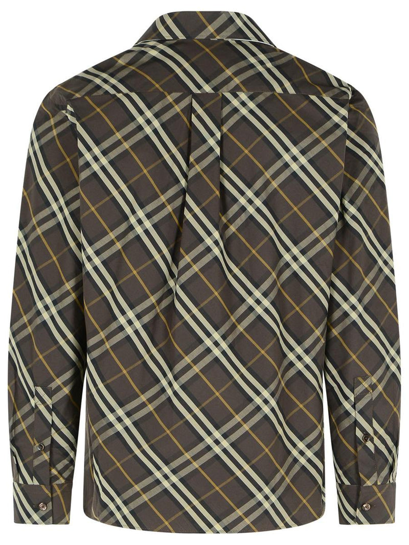 Burberry Brown Cotton Shirt