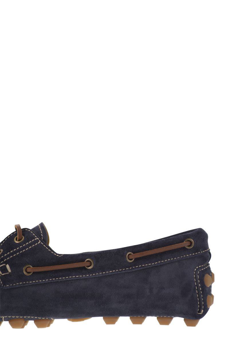 Tod'S Rubber Bubble Suede Boat