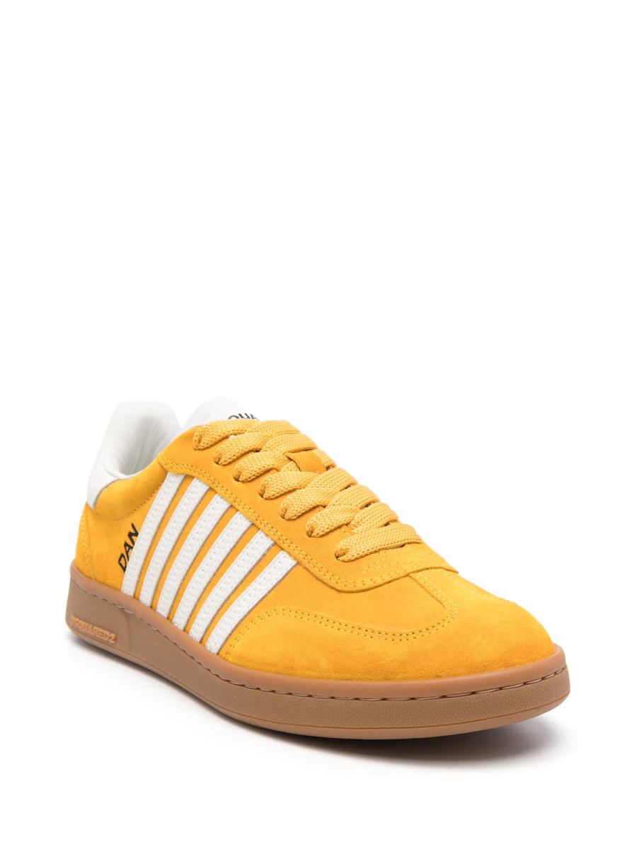 DSQUARED2 Boxer Leather Sneakers