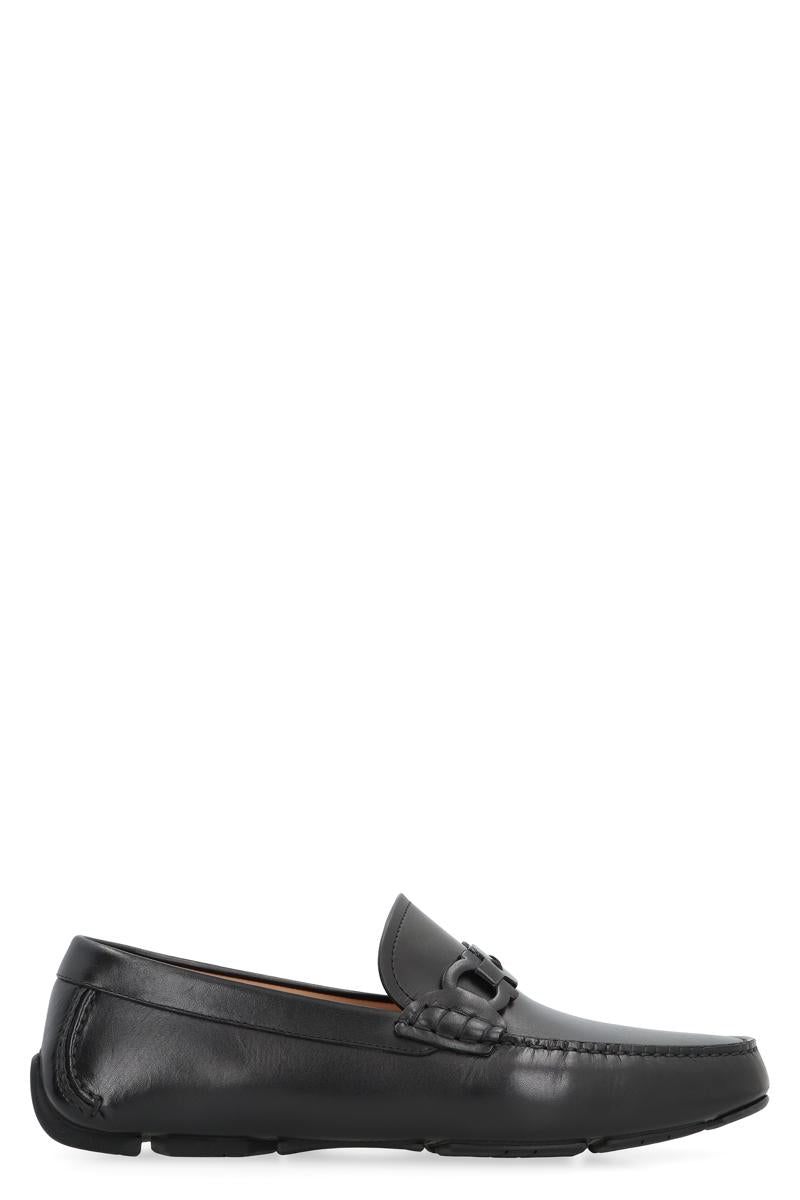 Salvatore Ferragamo Byte Leather Loafers