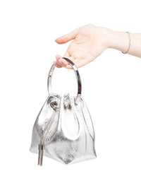 Jimmy Choo Metallic Leather Handbag