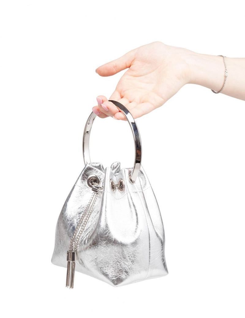 Jimmy Choo Metallic Leather Handbag
