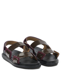 Marni "Fussbett" Leather Sandals