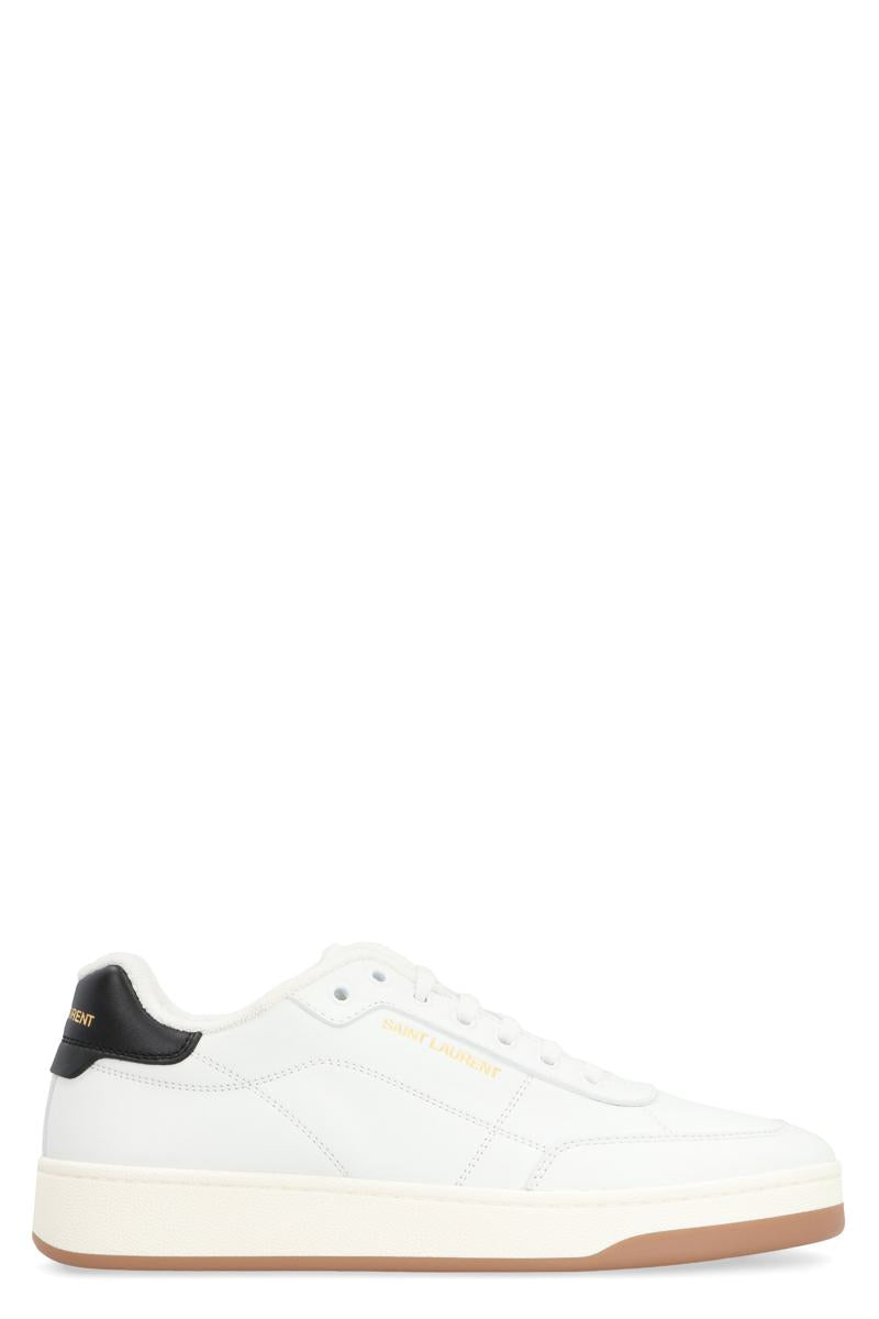 Saint Laurent Sl/61 Leather Low-Top Sneakers