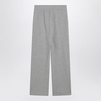 Weekend Max Mara Light Grey Cotton-Fleece Trousers