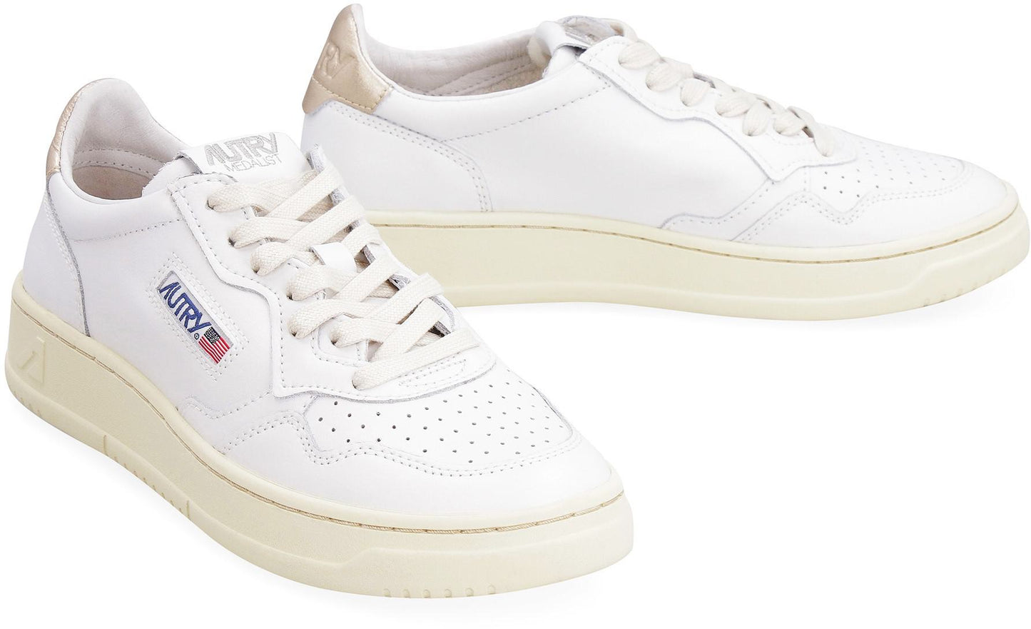 Autry Medalist Leather Low-Top Sneakers