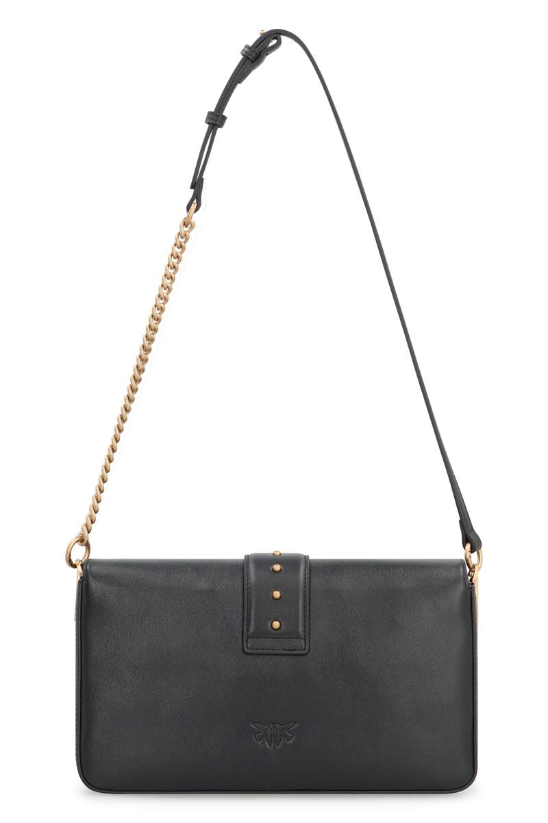 Pinko Love Bag Slouchy Leather Crossbody Bag