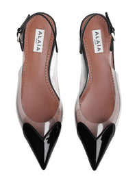 Alaïa Le Cœur Flat Slingbacks Shoes