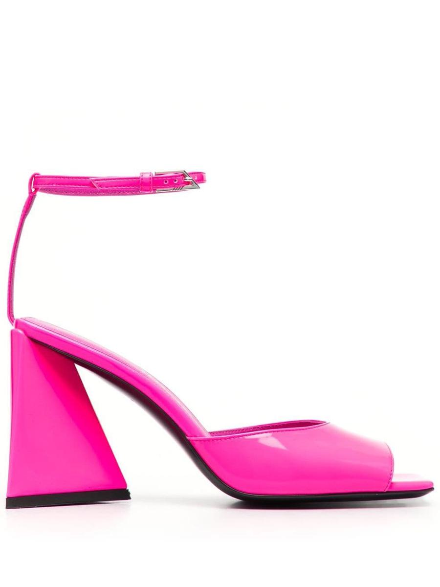 The Attico Piper Synthetic Patent Heel Sandals