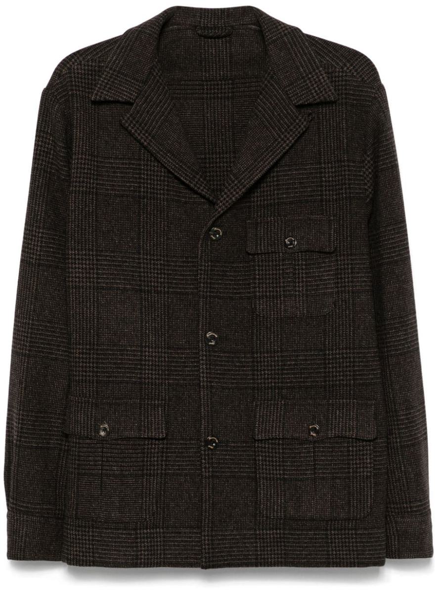 Finamore Wool Single-Breasted Jacket