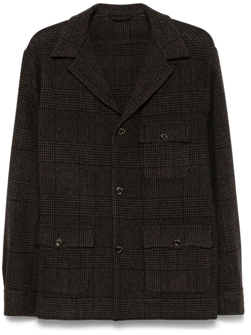 Finamore Wool Single-Breasted Jacket