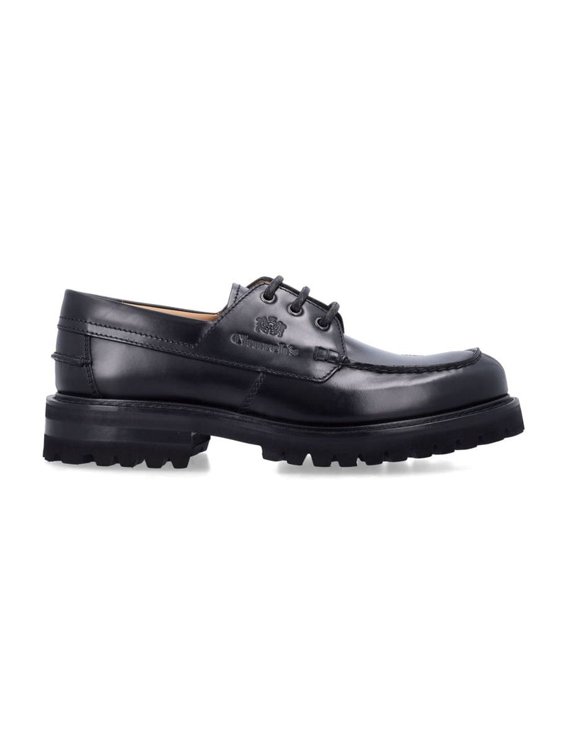 Church'S Pickering Black Leather Derby Shoes