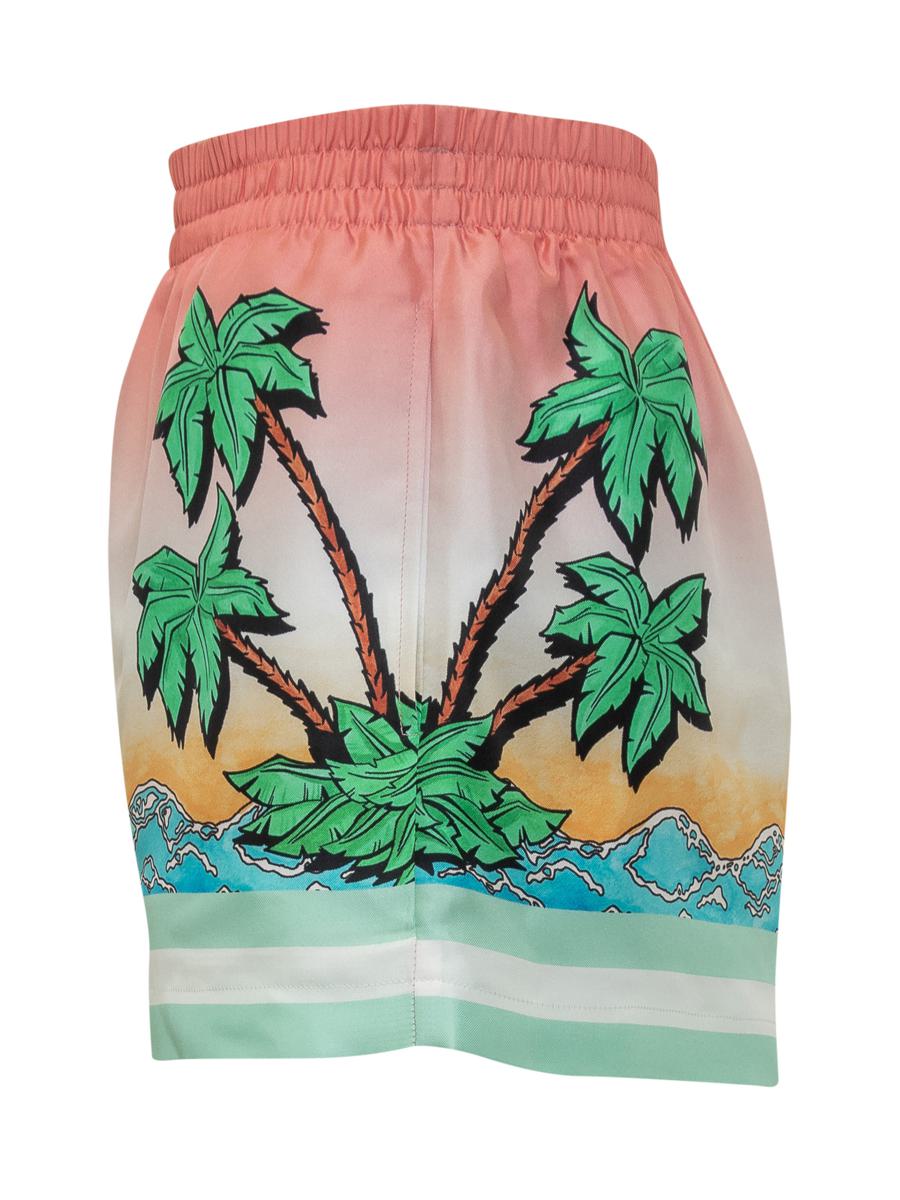 Casablanca Silk Short Pants