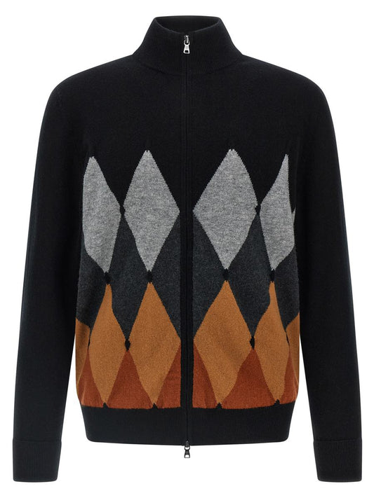 Ballantyne Cardigan Argyle