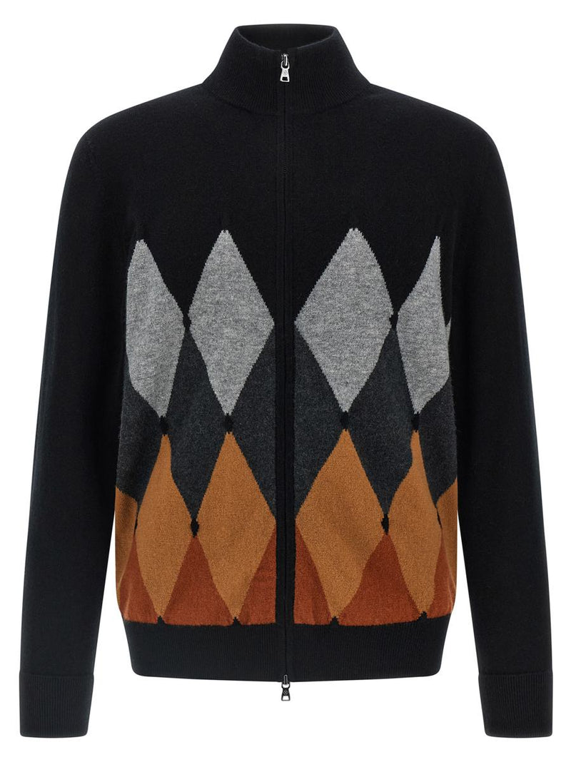 Ballantyne Cardigan Argyle