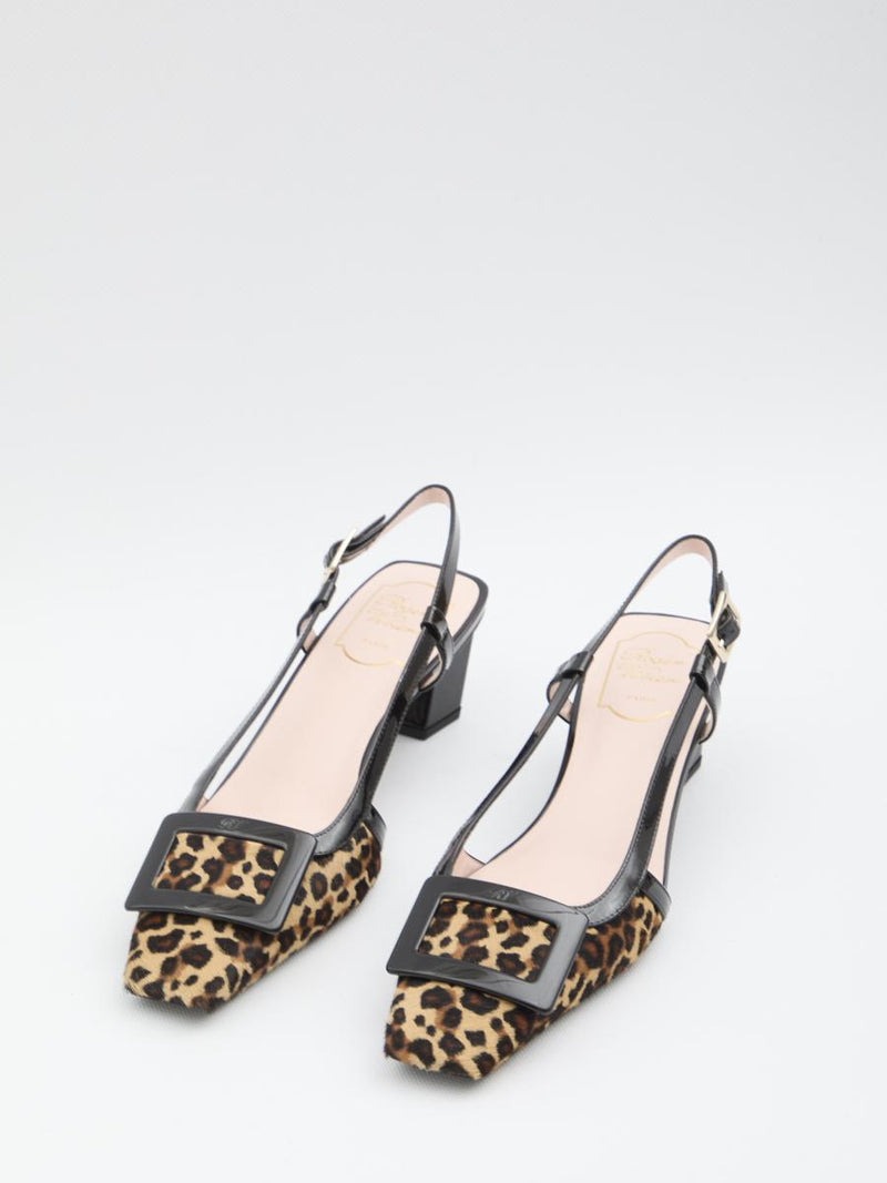 Belle Vivier Pony Slingback Pumps