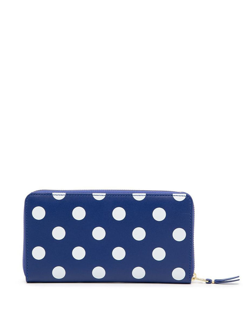 Comme Des Garçons Zipped Polka Dot Long Classic Wallet Accessories