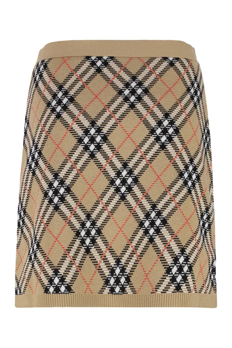 Burberry Knitted Mini Skirt