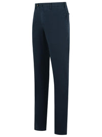 Pt Torino 'Superslim' Navy Cotton Pants