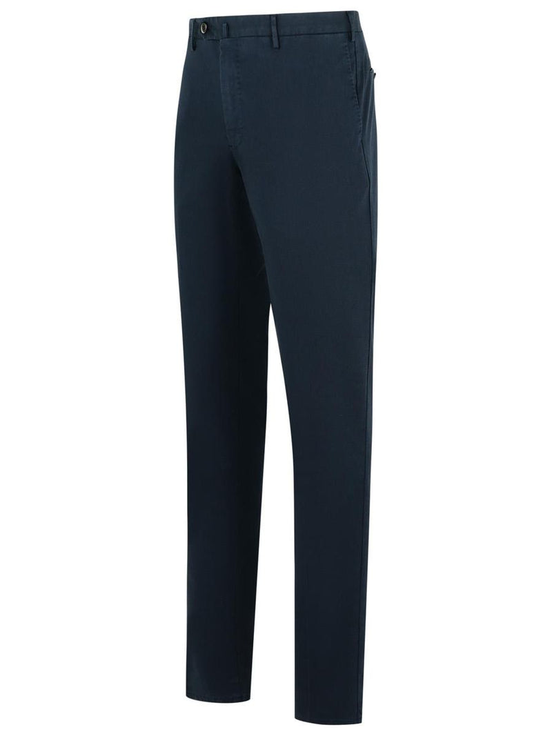 Pt Torino 'Superslim' Navy Cotton Pants