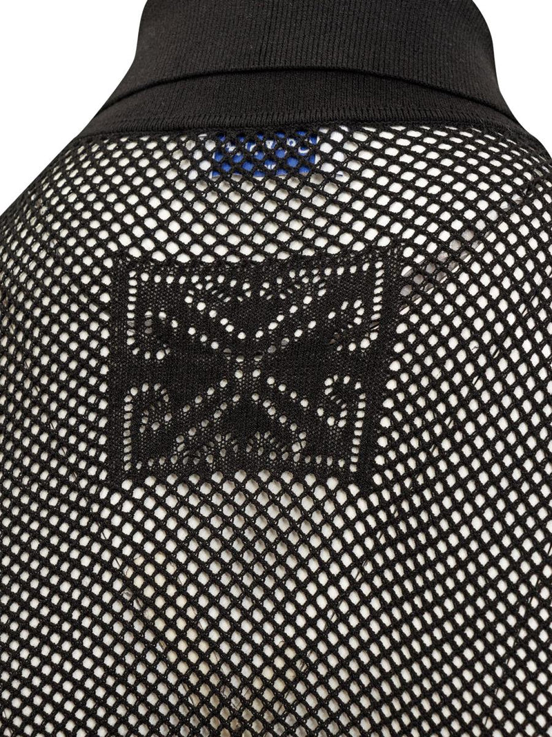 Off-White Mesh Mini Dress