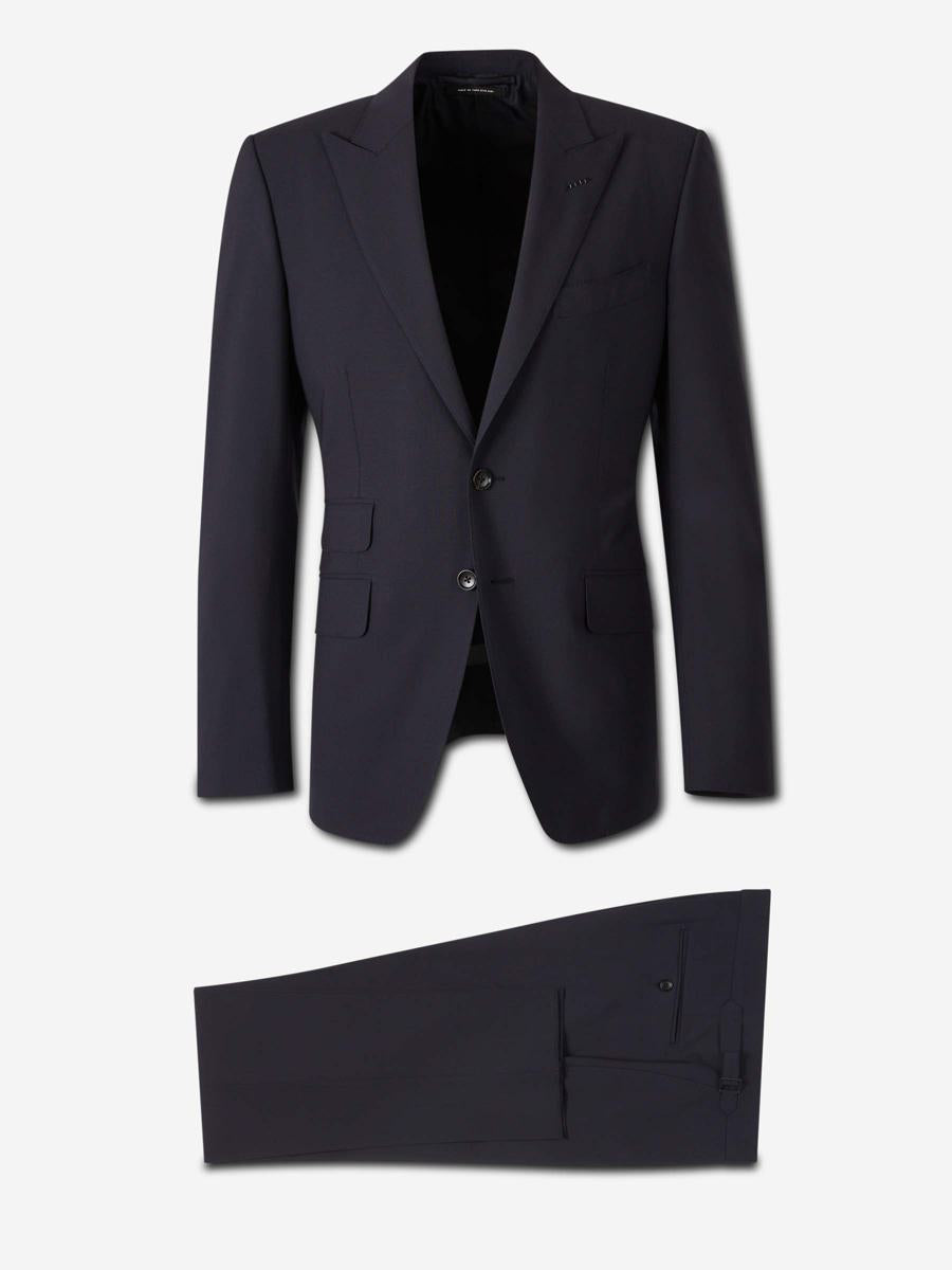 Tom Ford Plain Wool Suit