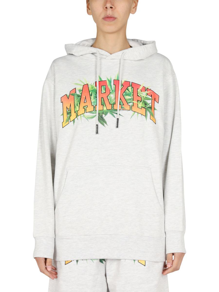 Market Logo Print Sweatshirt Unisex