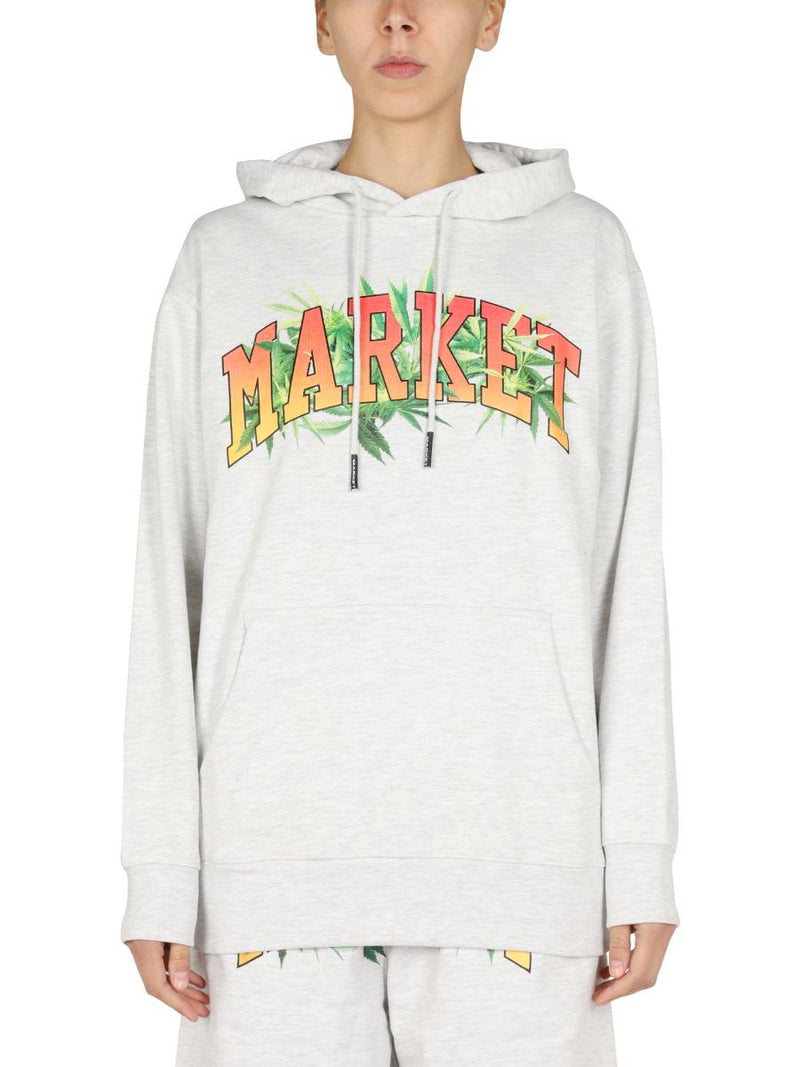 Market Logo Print Sweatshirt Unisex