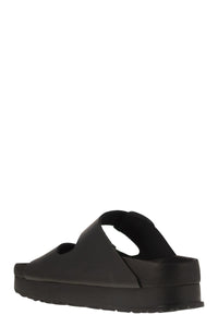 Birkenstock Arizona Platform - Slipper With Leather Buckles