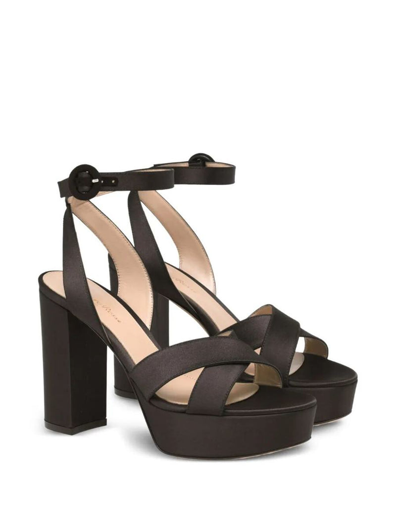 Gianvito Rossi Crepe Satin Sandals T.070 Shoes
