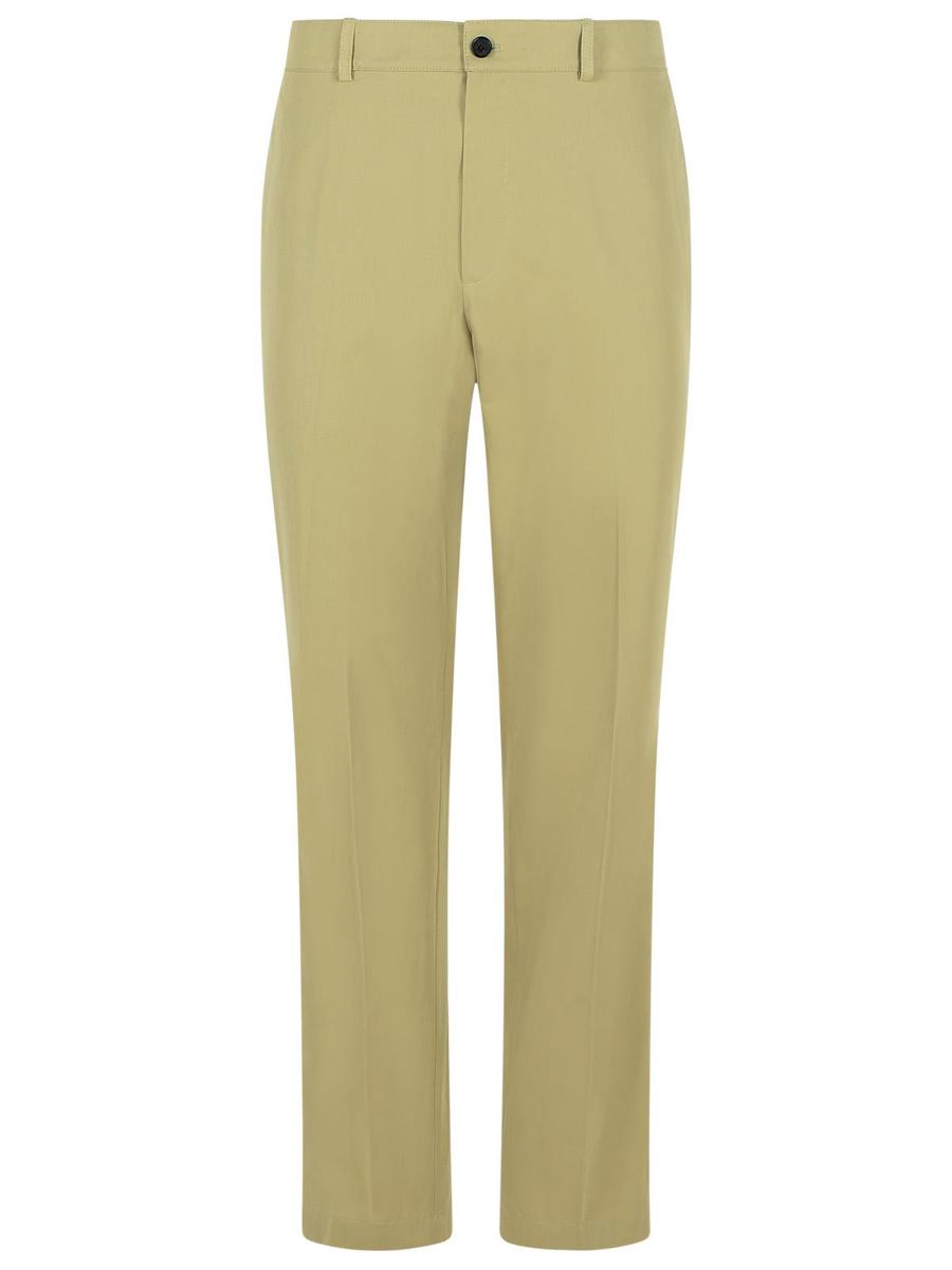 Burberry Green Cotton Pants