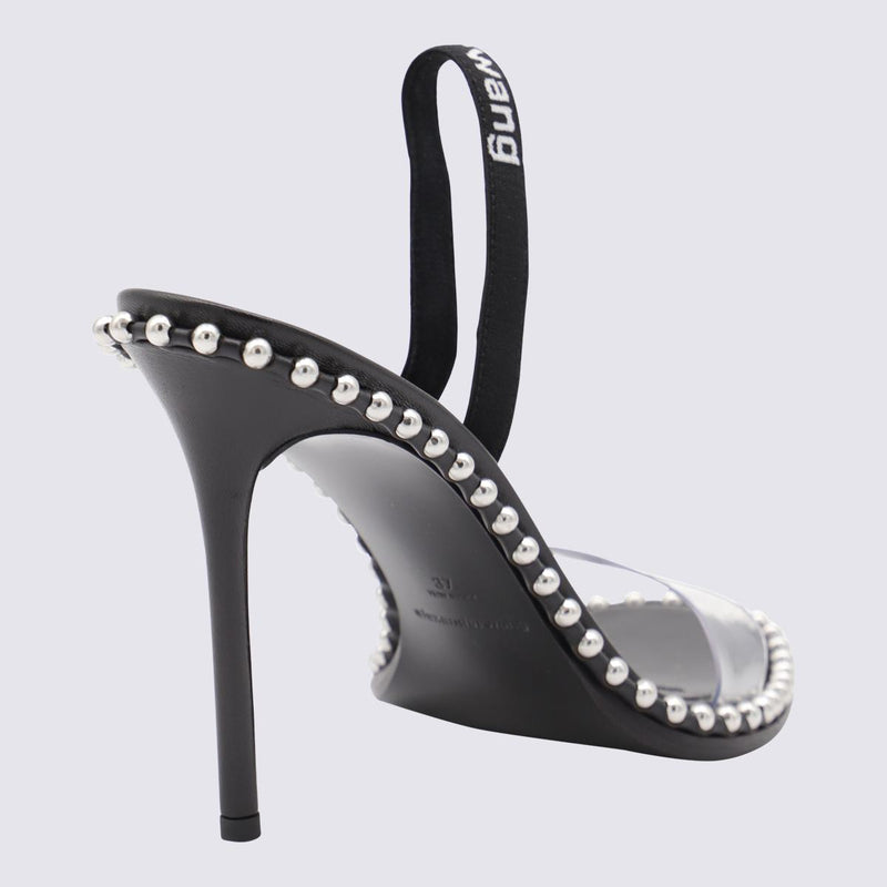 Alexander Wang Black Leather Sandals