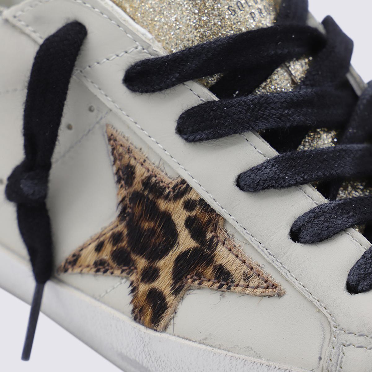 Golden Goose Light Beige Leather Super Star Sneakers