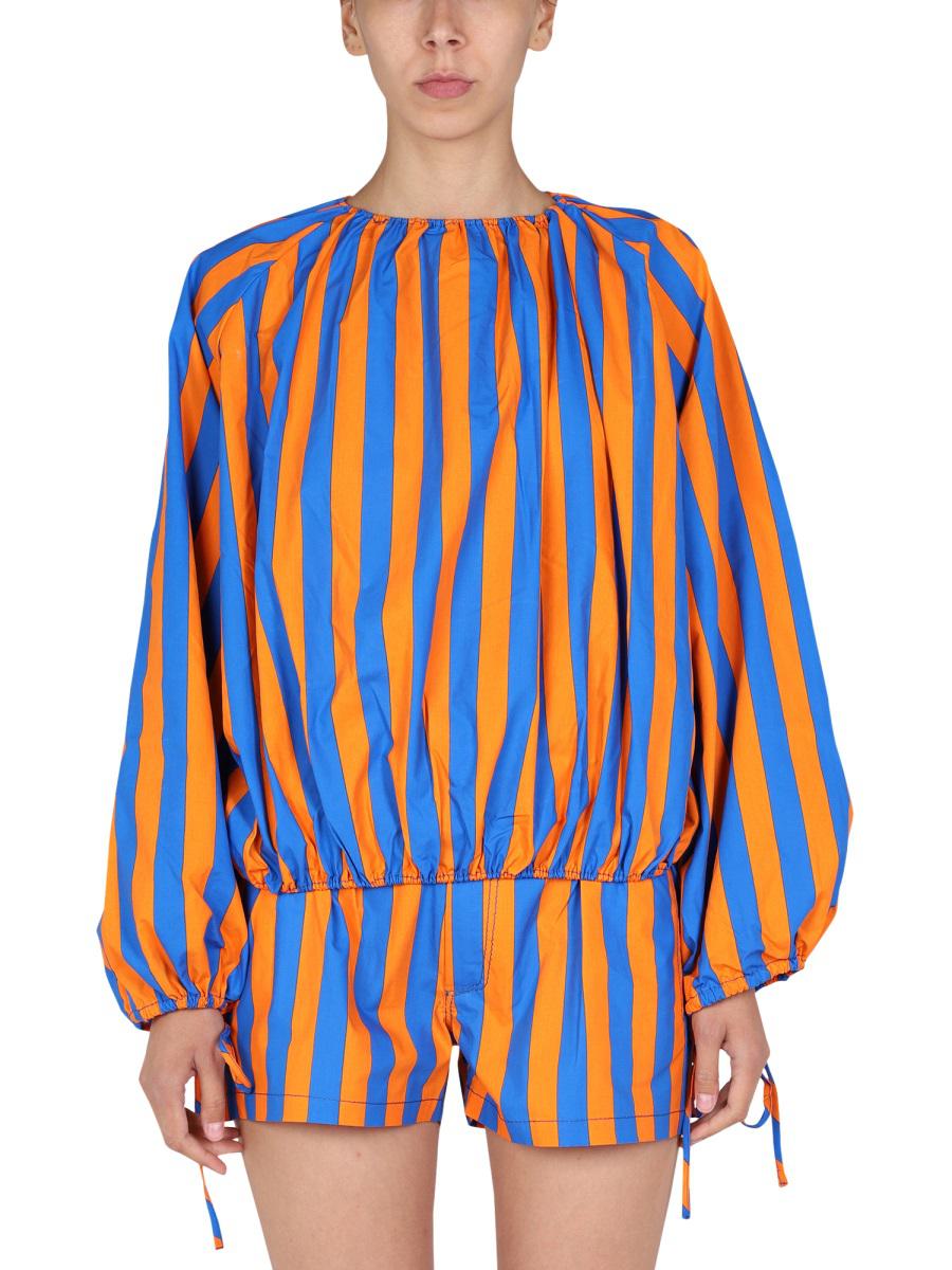 Sunnei Striped Pattern Shirt