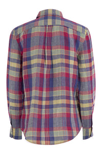 Polo Ralph Lauren Calssic-Fit Linen Plaid Shirt