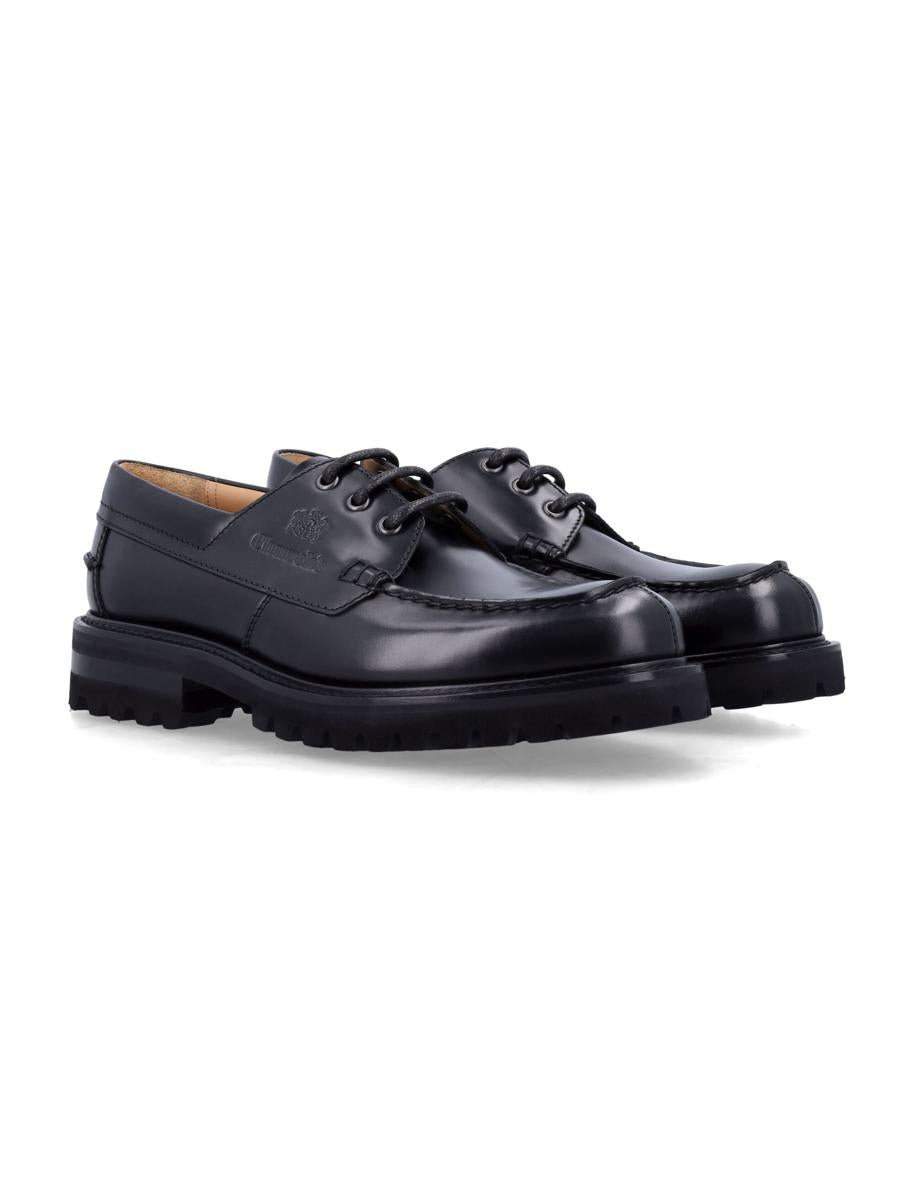 Church'S Pickering Black Leather Derby Shoes