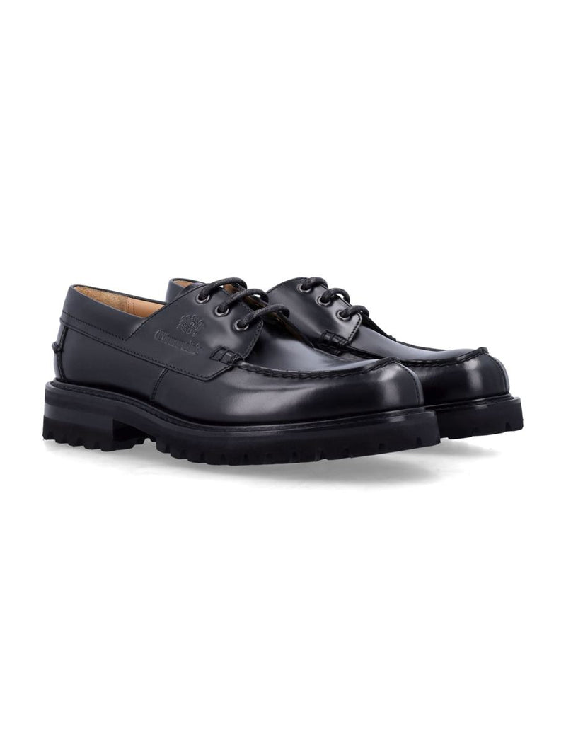 Church'S Pickering Black Leather Derby Shoes