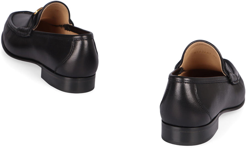 Valentino Garavani Vlogo Signature Leather Loafers