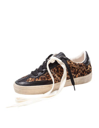 Golden Goose Ponyskin Sneakers With Leopard Print
