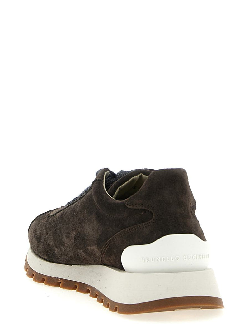 Brunello Cucinelli Shiny Tab Sneakers