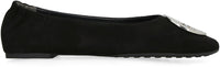 Tory Burch Claire Suede Ballet Flats