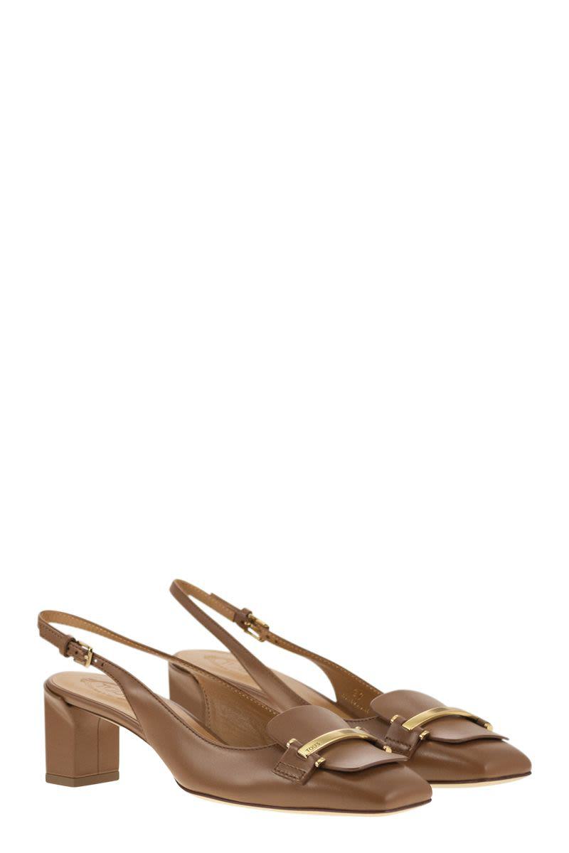 Tod'S Slingback Leather Décolleté